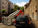 Feuerwehrmann verunglueckt Köln Kalk P23